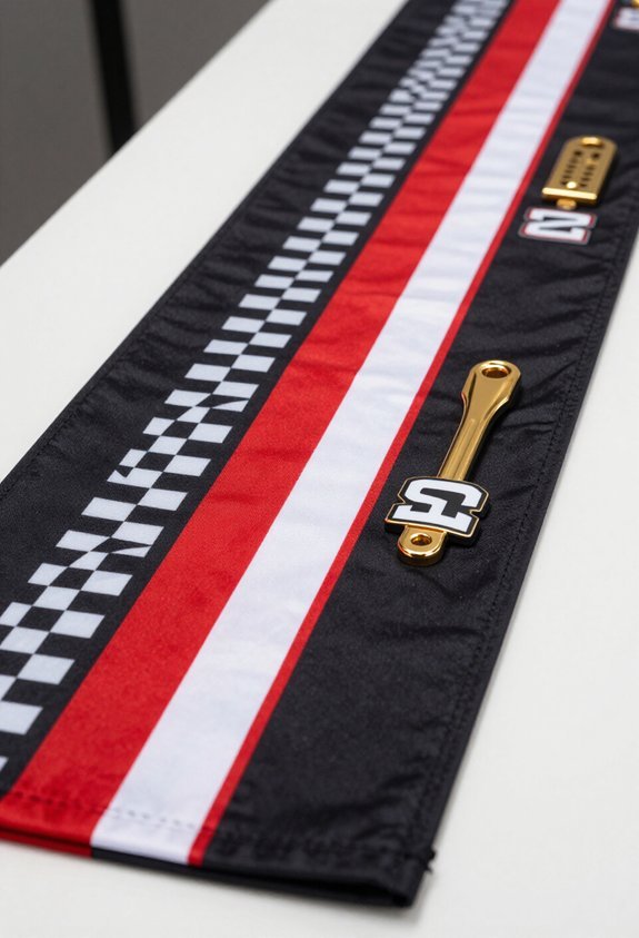 racing themed table decoration runner