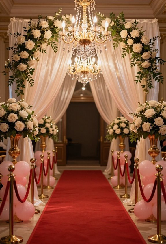 red carpet royal entrance