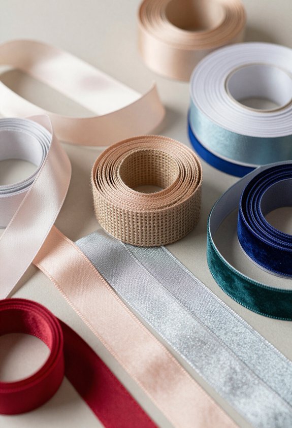 ribbon color and material