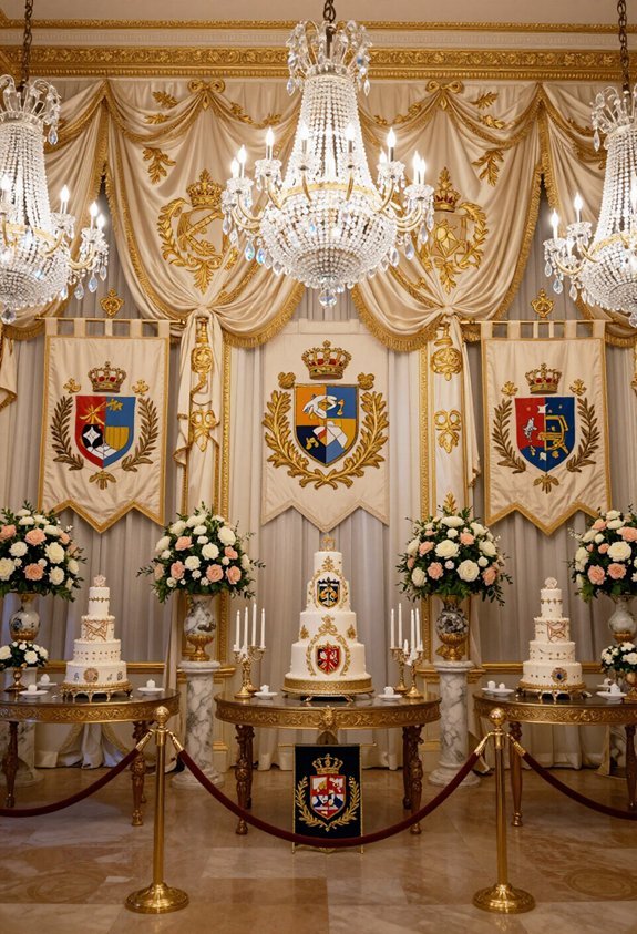 royal crests for celebration