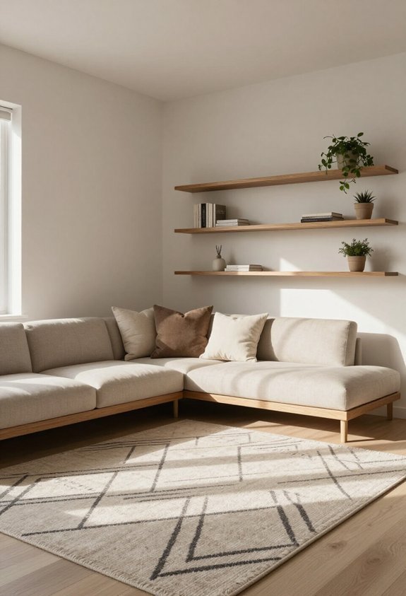 rugs anchor small spaces