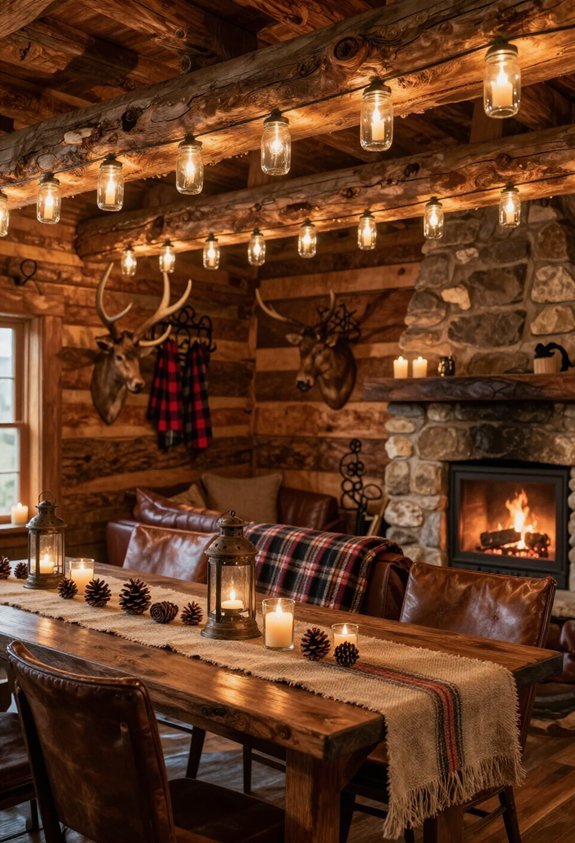 rustic cabin birthday celebration