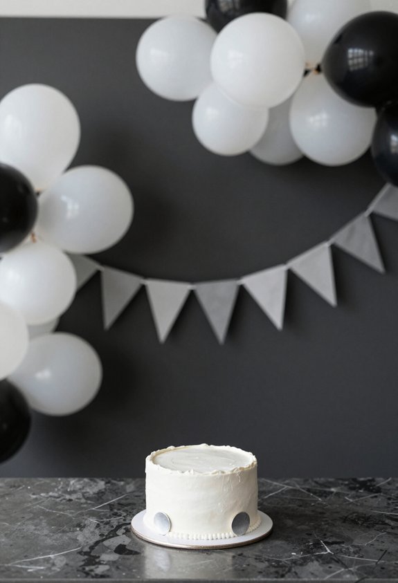 sophisticated black white design