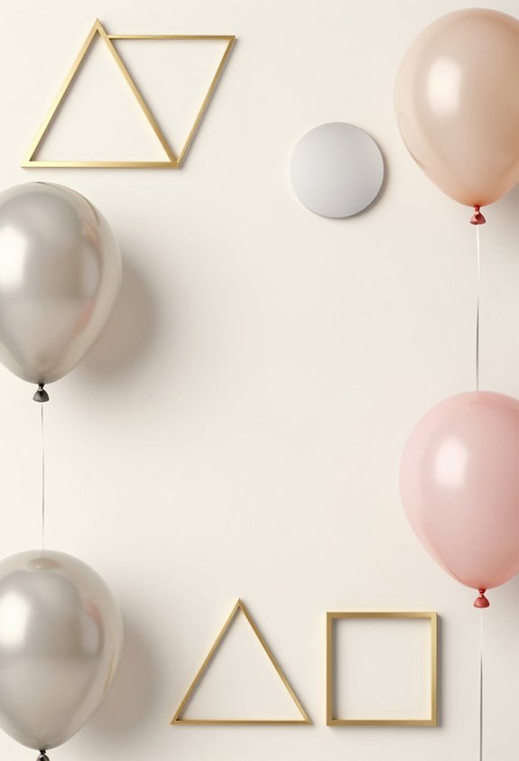 sophisticated geometric minimalist decor