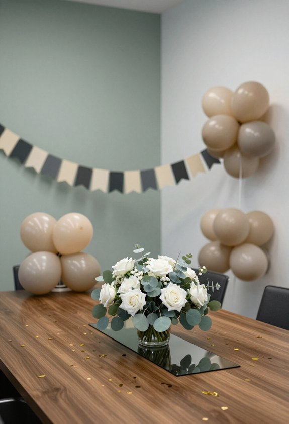 sophisticated office celebration colors