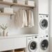 space saving laundry room decor