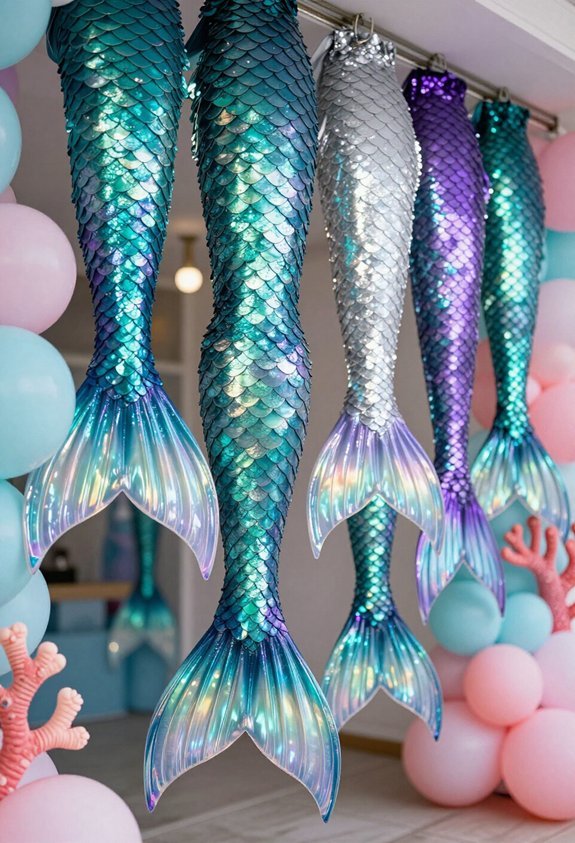 sparkling underwater party decorations