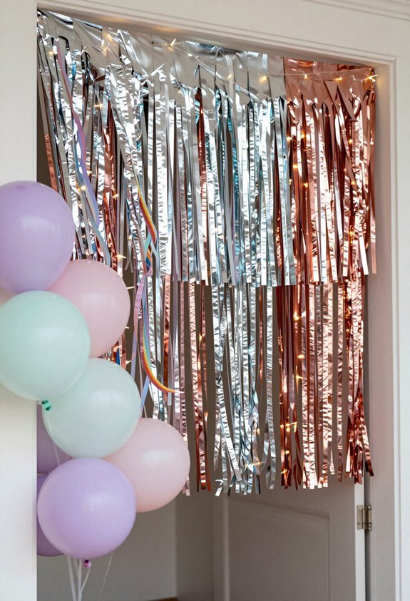 sparkly doorway garland magic