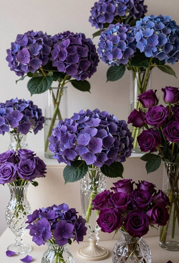 statement making purple florals