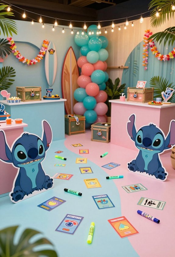 stitch themed party activities