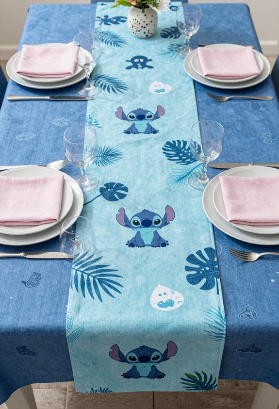stitch themed table setup magic