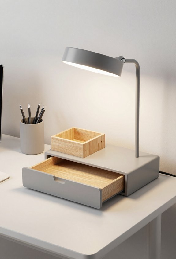 storage optimizing task lamp