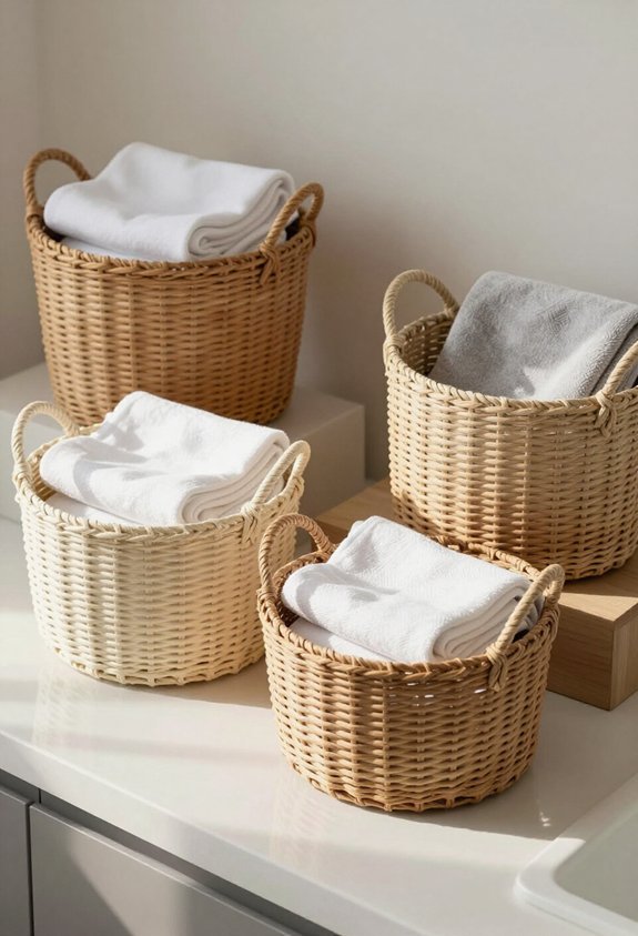 stylish baskets for organization