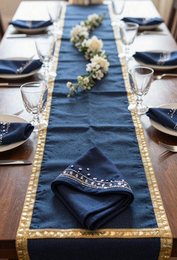 stylish table linens transformation