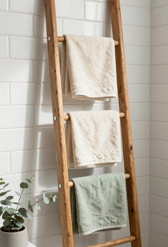 stylish towel storage solution