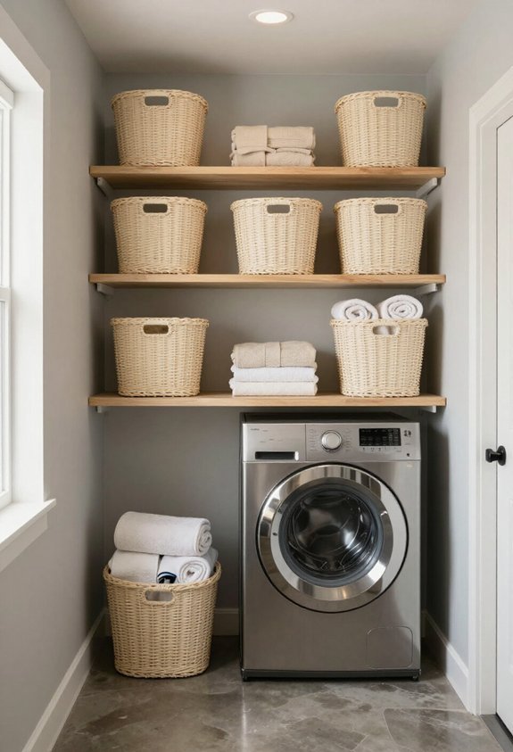 stylish wall mounted storage solution