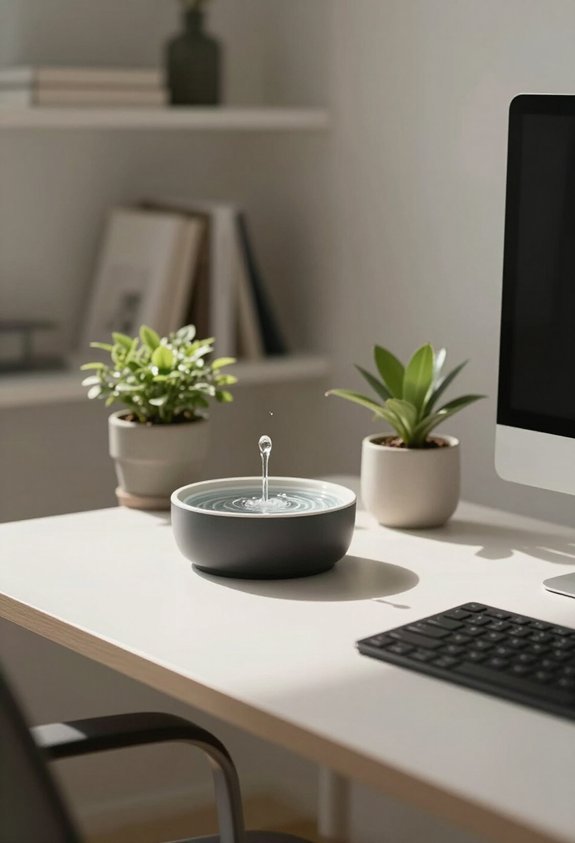 tabletop fountain for ambiance