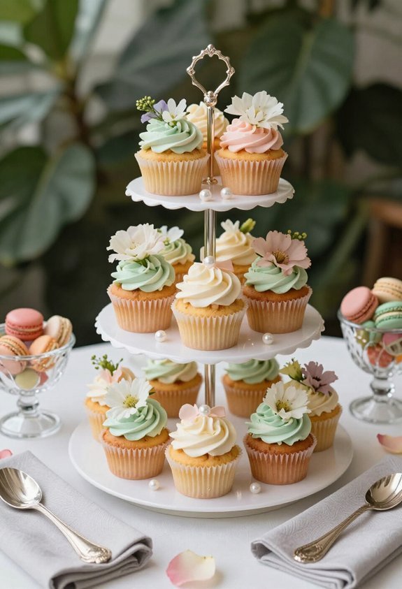 tiered cake stand decorations