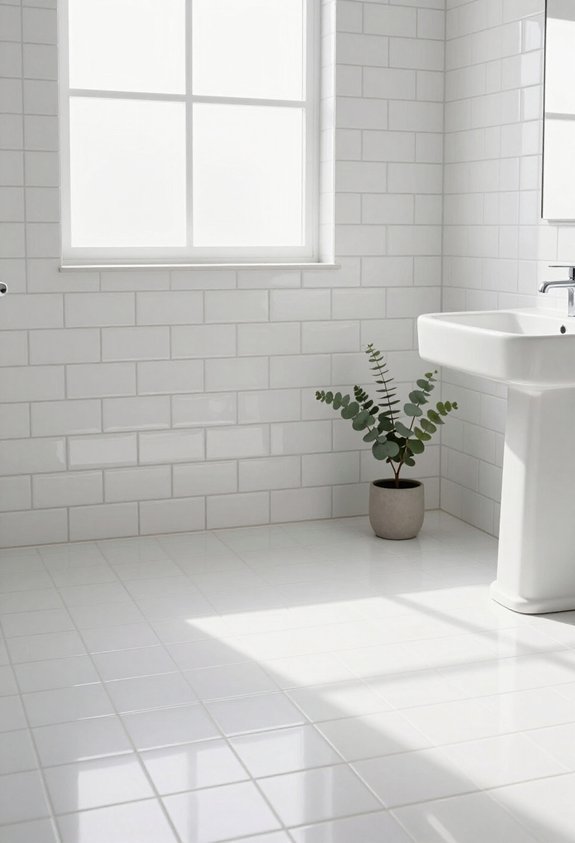 timeless white subway tiles