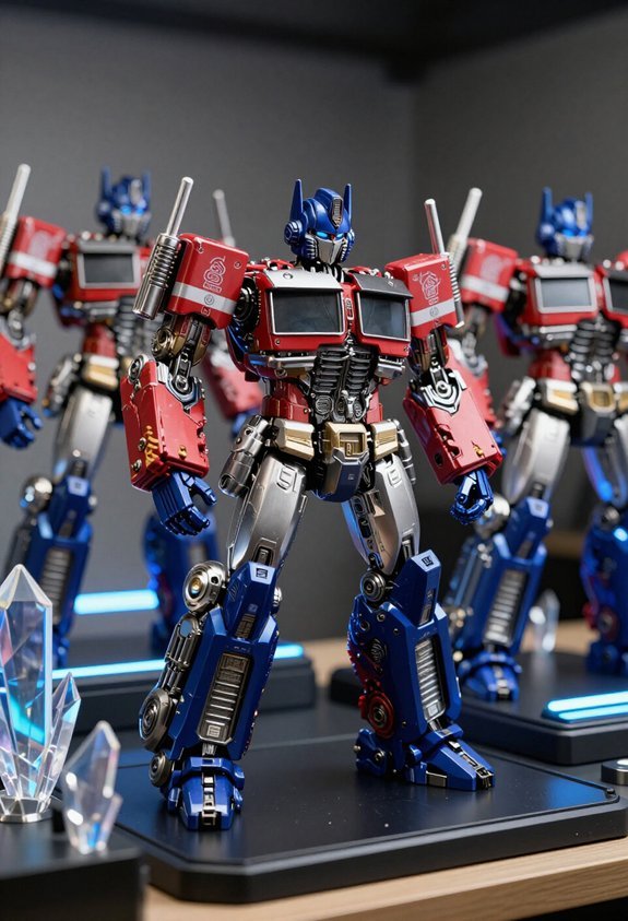 transformers table centerpiece setup