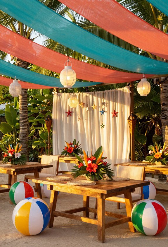 tropical backyard paradise decor