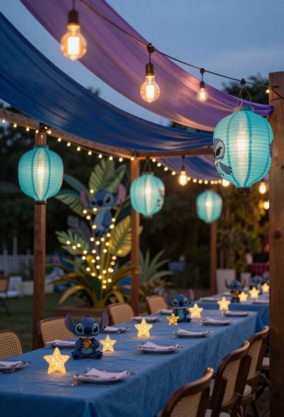 twinkling lights create magic