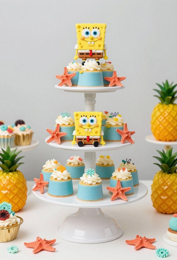 underwater themed dessert display