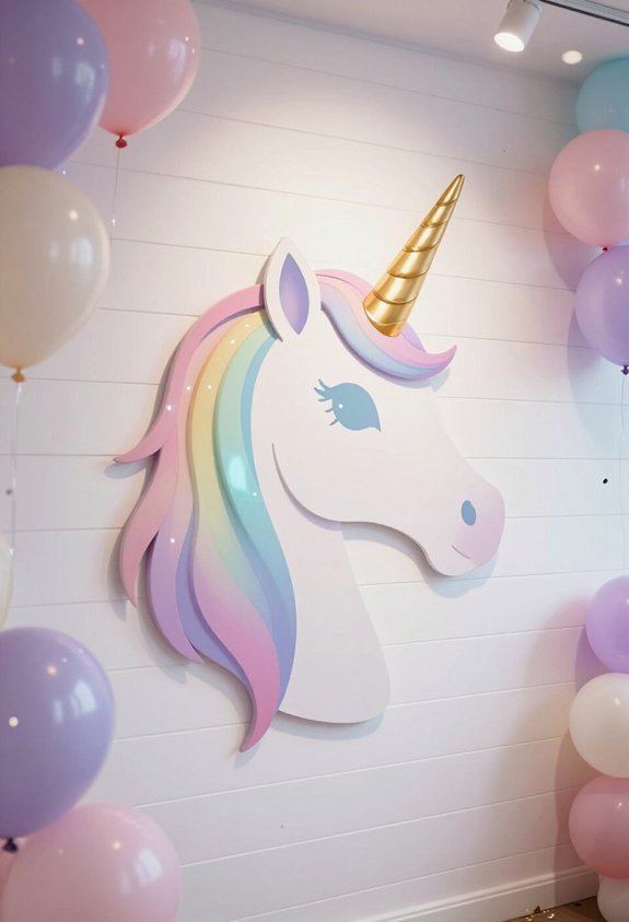 unicorn wall decals celebration