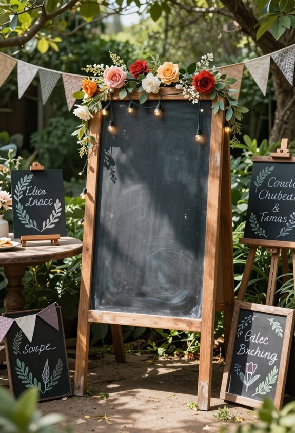 versatile chalkboard party decorations