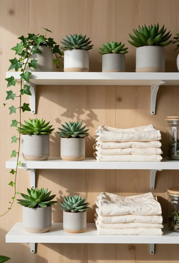 vertical greenery for laundry
