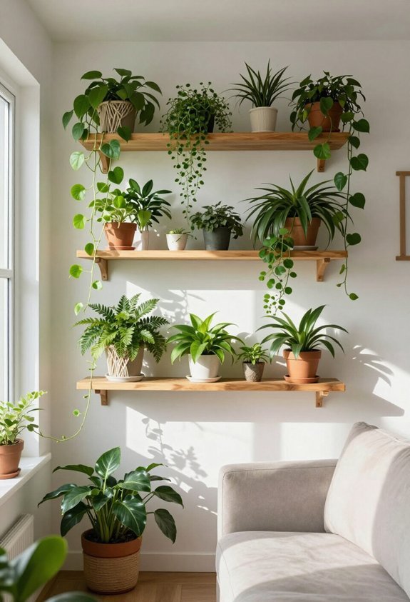 vertical plants maximize space