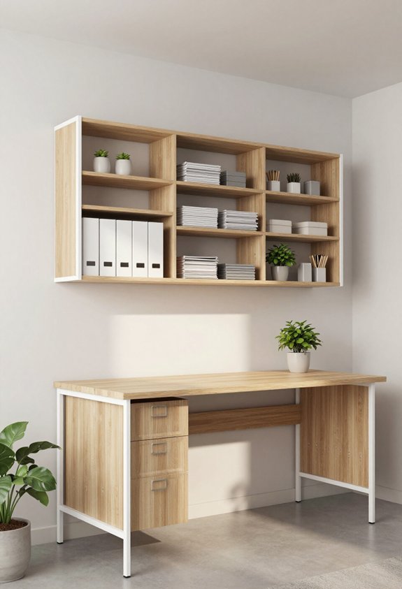 vertical wall paper organizers