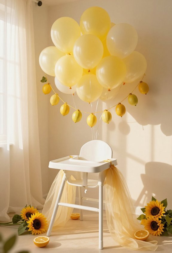 vibrant yellow citrus celebration
