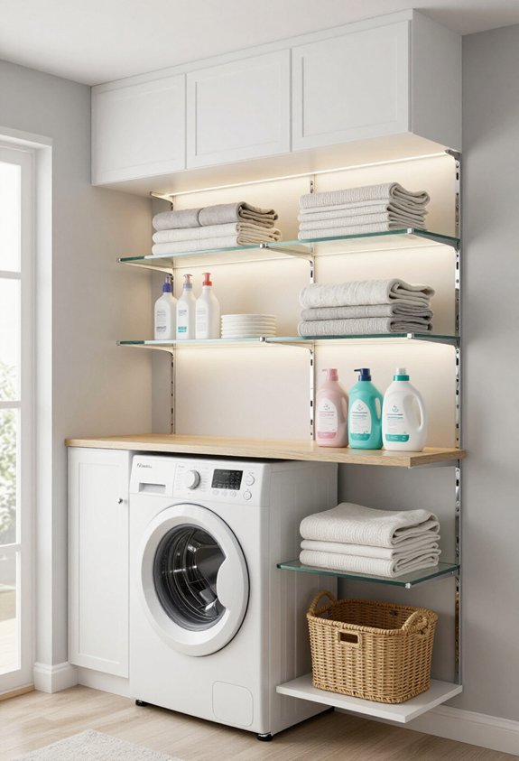 wall mounted shelving installation tips