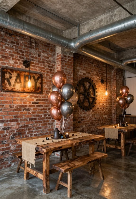 warehouse chic birthday celebration essentials