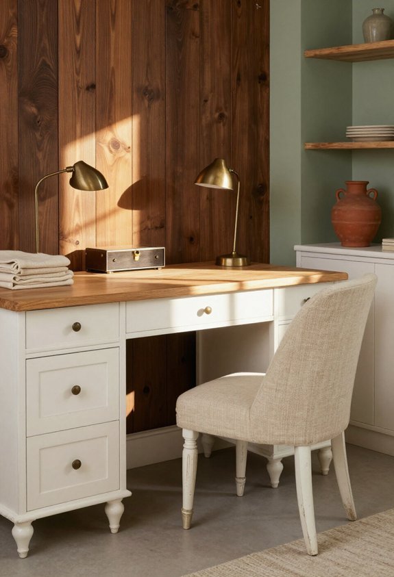 warm cozy calming palette