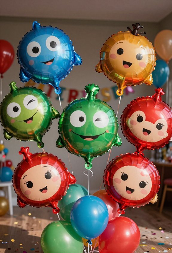 whimsical inflatable character designs