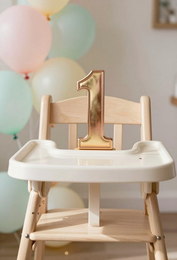 whimsical one year old celebration topper