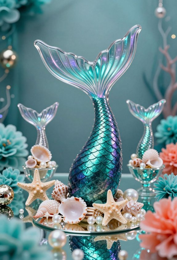 whimsical underwater table decor