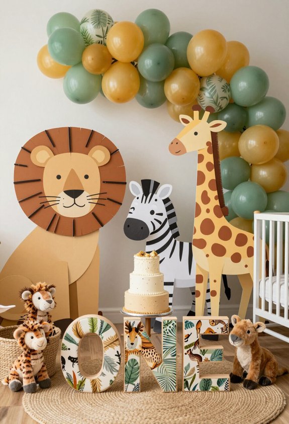 wild safari birthday decorations