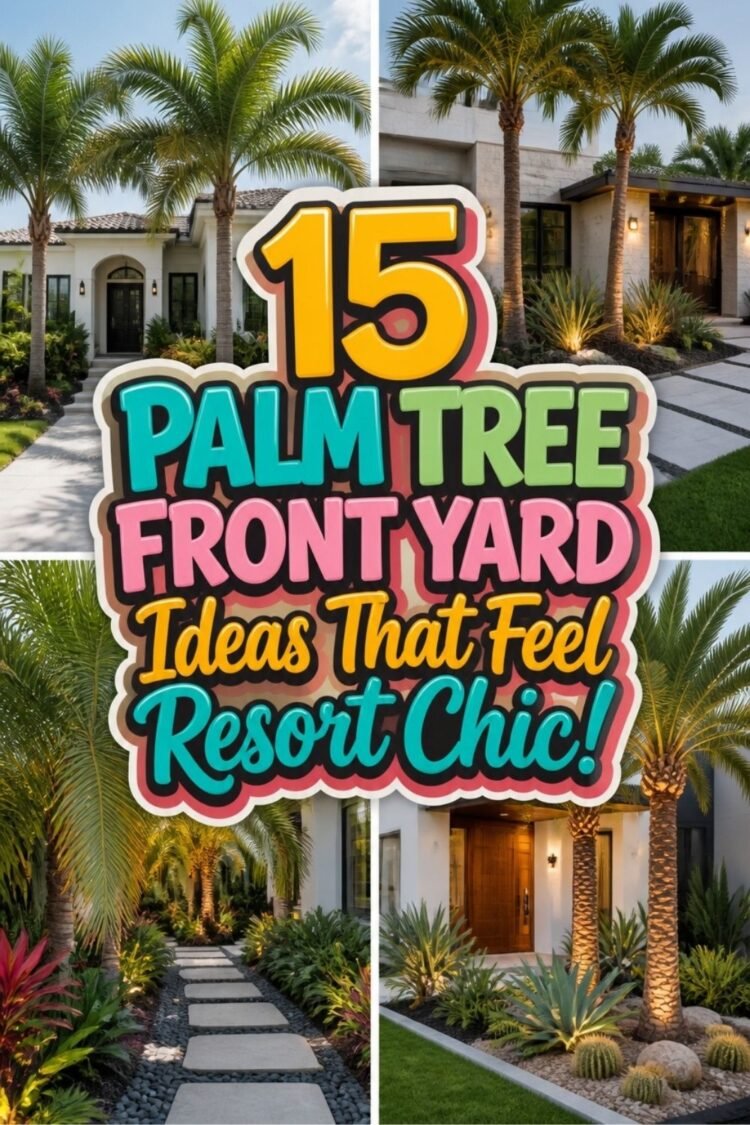15 PALM TREE FRONT YARD Ideas That Feel Resort Chic