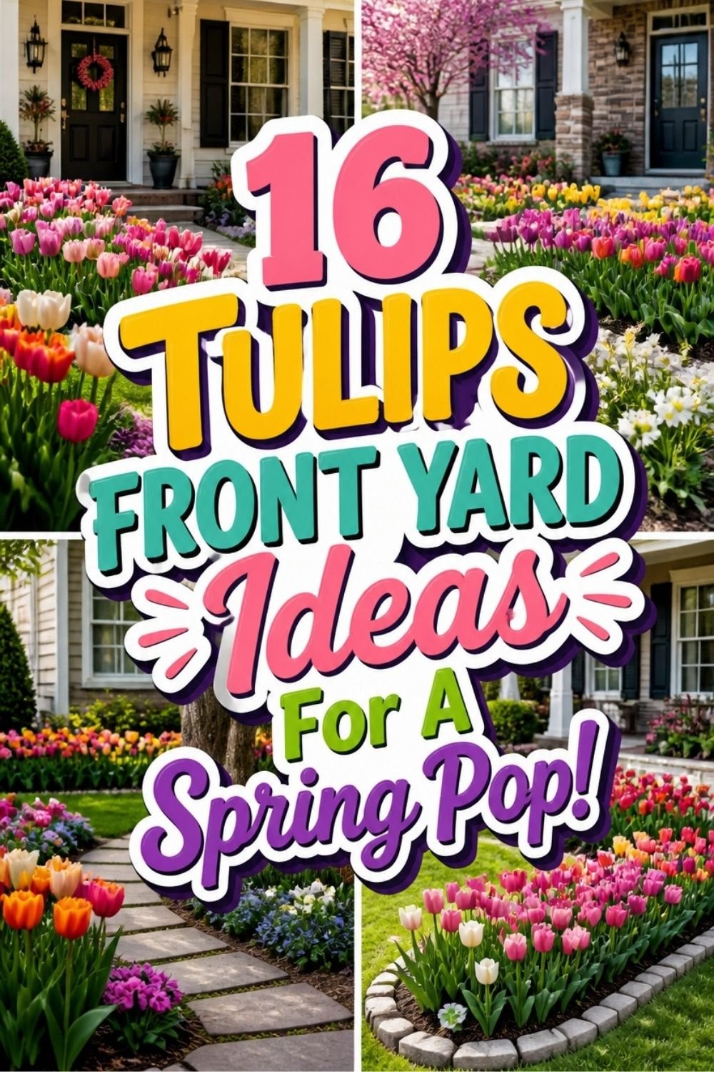 16 TULIPS FRONT YARD Ideas For A Spring Pop!