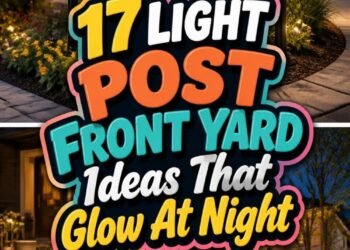 17 LIGHT POST FRONT YARD Ideas That Glow At Night!