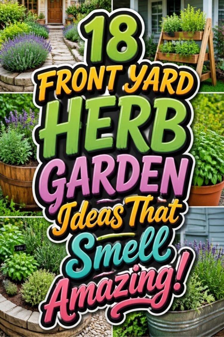 18 FRONT YARD HERB GARDEN Ideas That Smell Amazing!