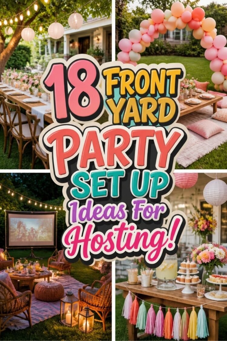 18 FRONT YARD PARTY SET UP Ideas For Hosting!
