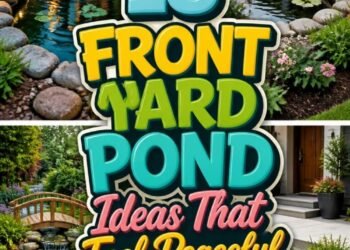 18 FRONT YARD POND Ideas That Feel Peaceful!