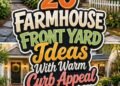 20 FARMHOUSE FRONT YARD Ideas With Warm Curb Appeal!