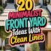 20 MINIMALIST FRONT YARD Ideas With Clean Lines!