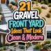 21 GRAVEL FRONT YARD Ideas That Look Clean & Modern!