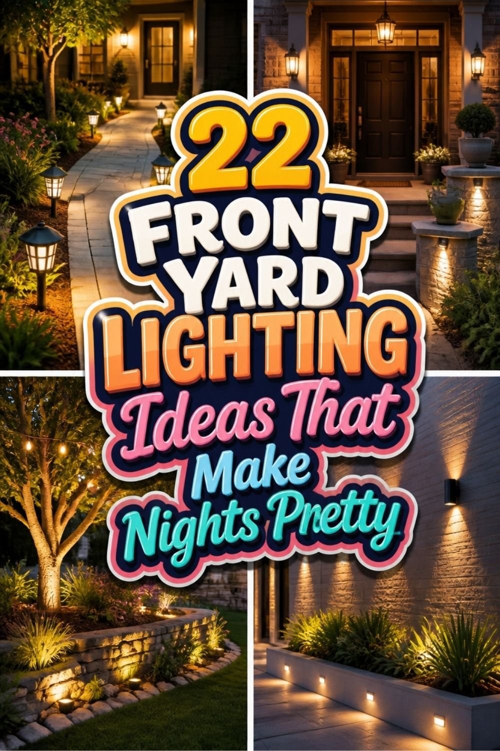 22 FRONT YARD LIGHTING Ideas That Make Nights Pretty!